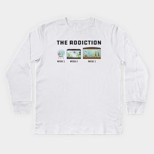 Aquarium - The Addiction Kids Long Sleeve T-Shirt